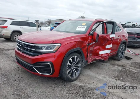 2023 Volkswagen Atlas Cross Sport 3.6L V6 Sel Premium R-Line z USA, uszkodzony, nr VIN 1V2FE2CA4PC206702